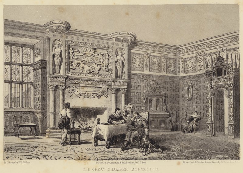Die Große Kammer, Montacute von James Duffield Harding
