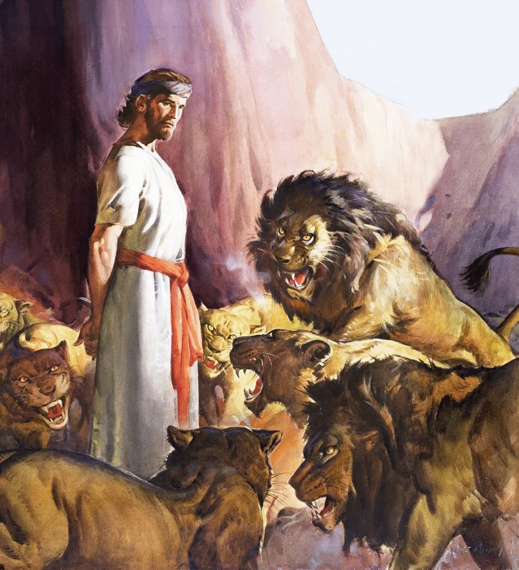 Daniel in der Löwengrube von James Edwin McConnell