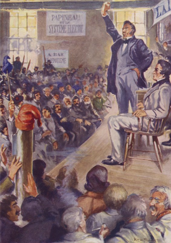 Ein politisches Treffen in Unterkanada von James Fergus Kyle