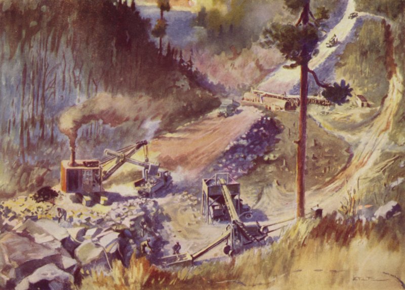 Bau der Autobahnen von James Fergus Kyle