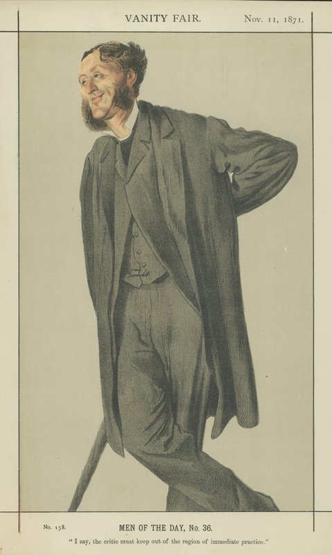 Mr. Matthew Arnold (Farblithografie) von James Jacques Joseph Tissot