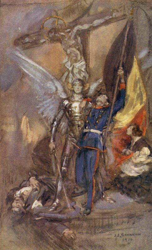 St. Michael von Belgien von James Jebusa after Shannon