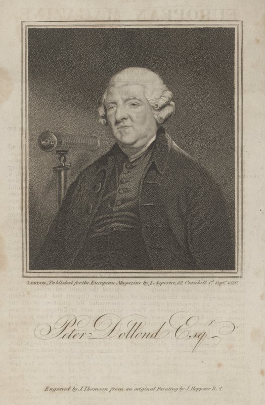 Peter Dollond Esq von James Thomson