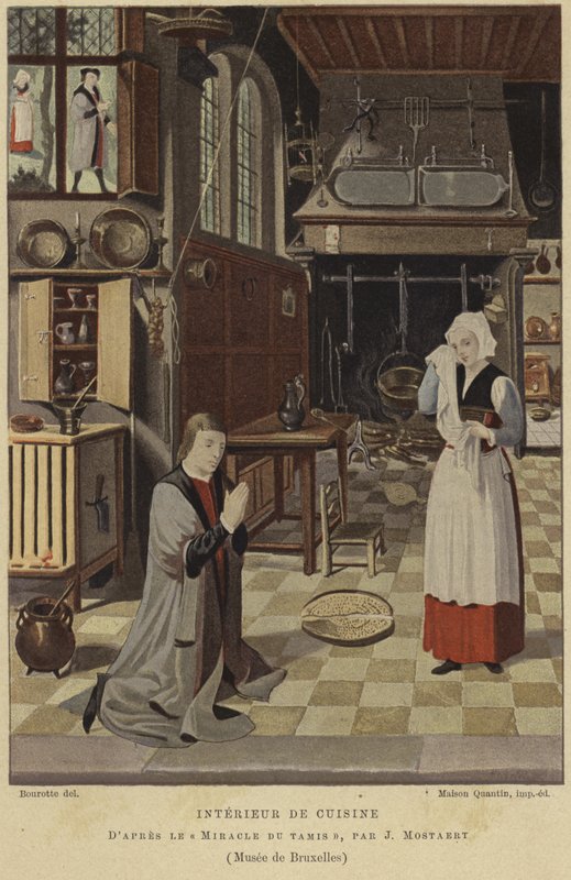 Kücheninterieur von Jan Mostaert