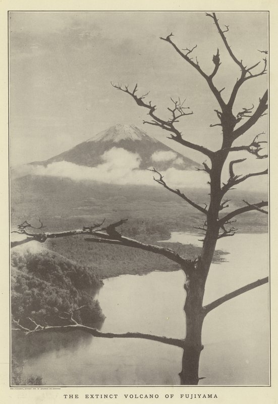 Der erloschene Vulkan Fujiyama von Japanese Photographer