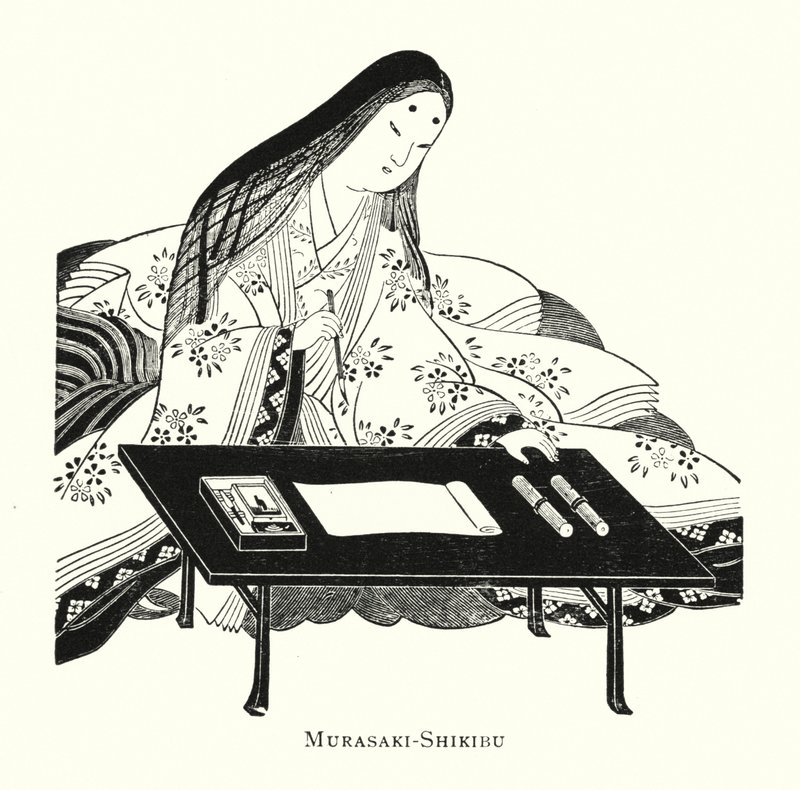 Murasakai-Shikibu von Japanese School