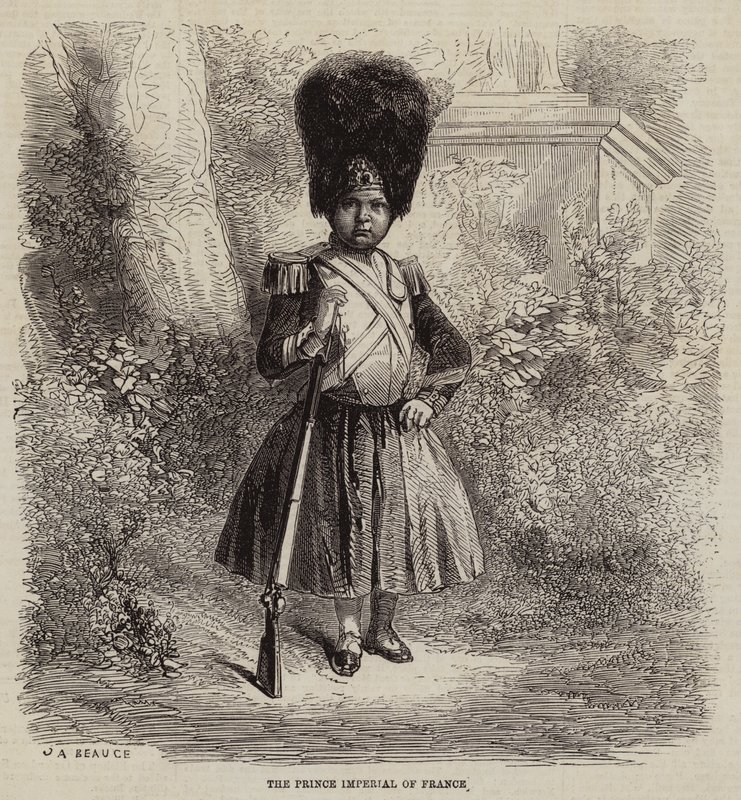 Der kaiserliche Prinz von Frankreich von Jean Adolphe Beauce
