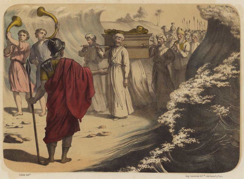 Durchquerung des Jordan von Jean Baptiste Auguste Leloir