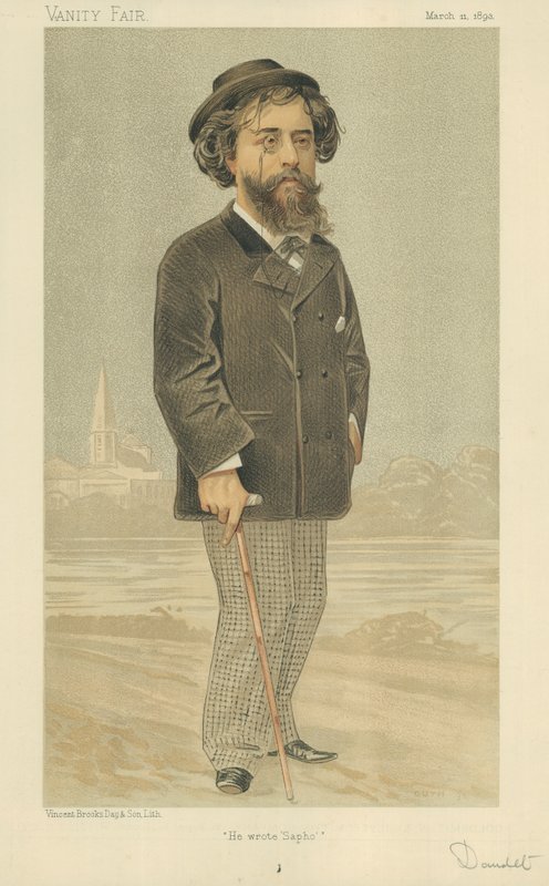 M Alphonse Daudet von Jean Baptiste Guth
