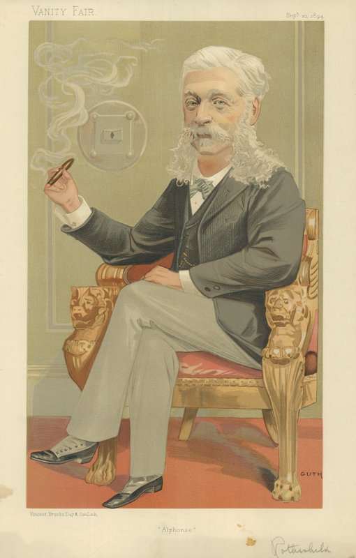 Der Baron Alphonse de Rothschild von Jean Baptiste Guth