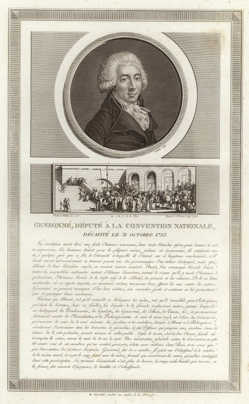 Porträt von Armand Gensonne von Jean Duplessi Bertaux