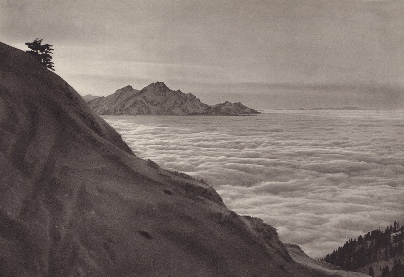 Rigi Kulm, über dem Nebelmeer von Jean Gaberell