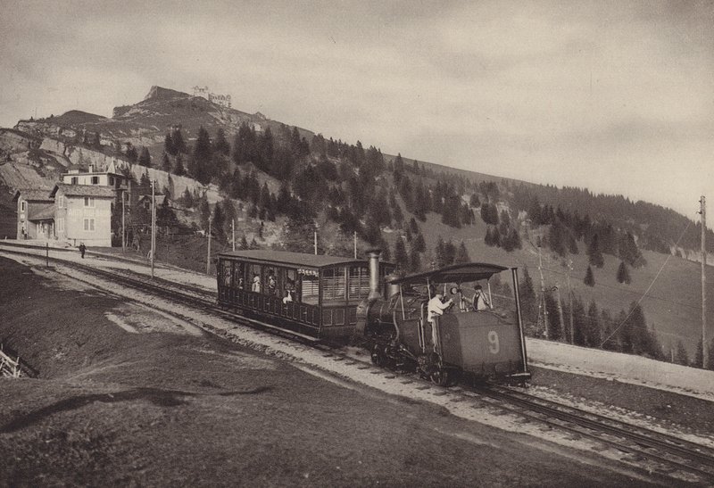 Vitznau Rigi Kulm, Zahnradbahn von Jean Gaberell