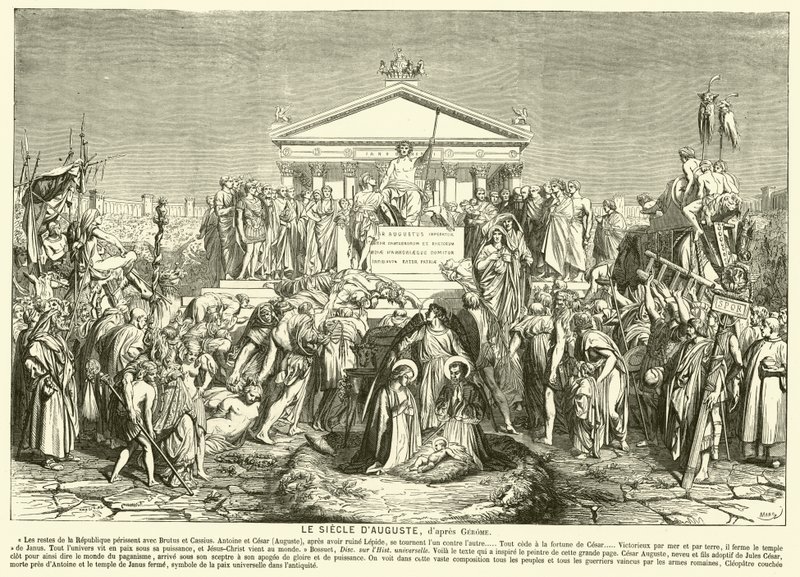 Das Jahrhundert des Augustus (Stich) von Jean Leon (after) Gerome