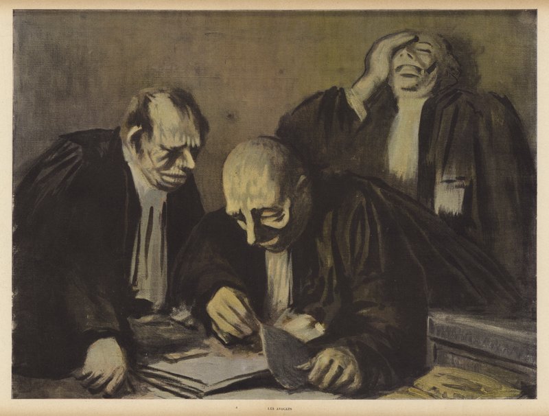 Die Anwälte von Jean Louis Forain