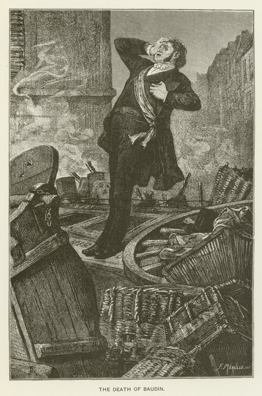 Der Tod von Baudin von Jean Paul Laurens