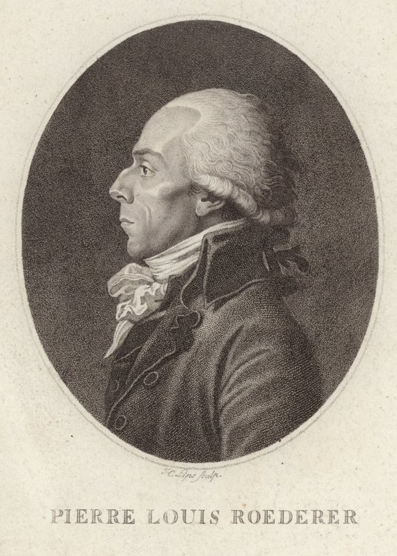 Porträt von Pierre Louis Roederer von Jean Urbain Guerin