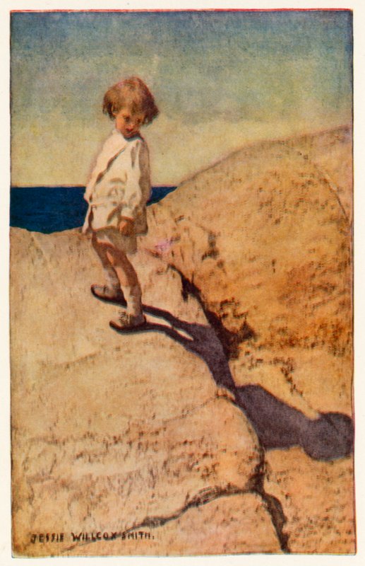 Mein Schatten (Farblithografie) von Jessie Willcox Smith