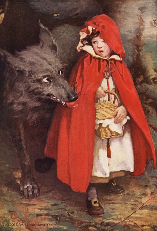 Rotkäppchen von Jessie Willcox Smith