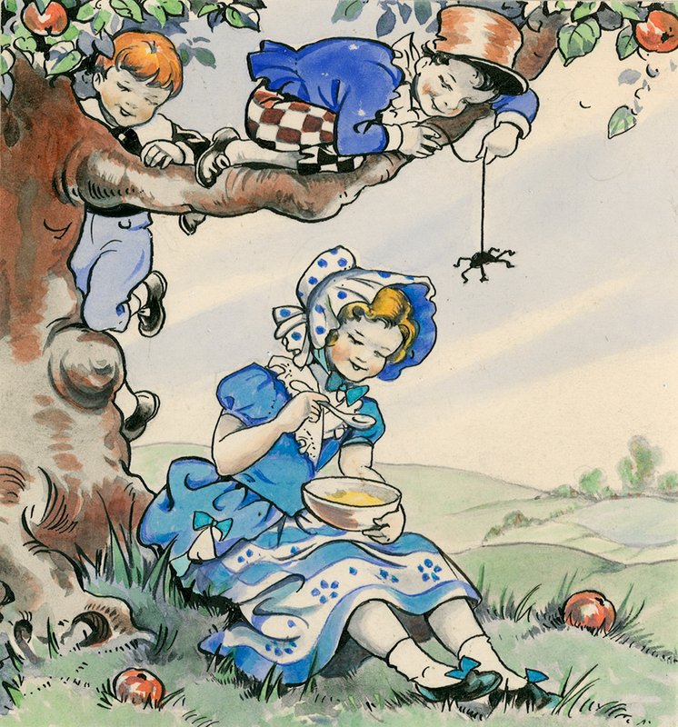 Kleine Miss Muffet von Jesus Blasco