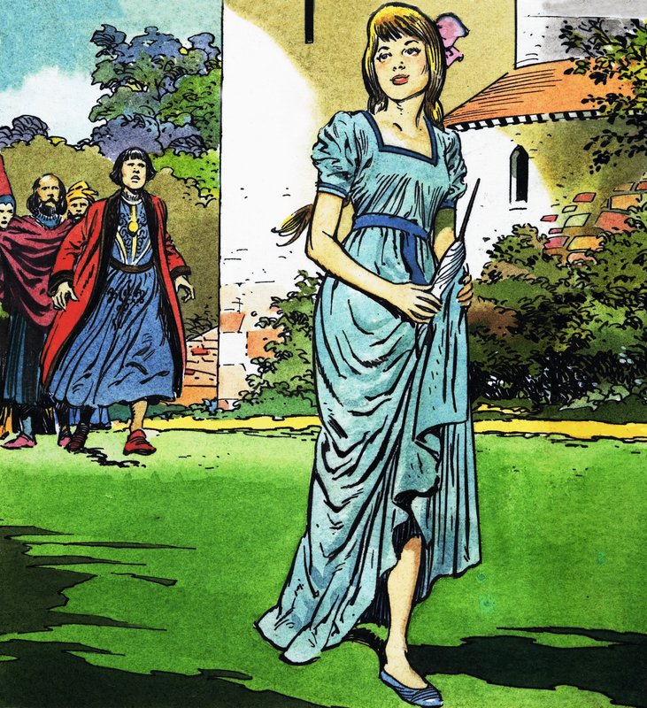 Prinzessin versteckt ein Messer von Jesus Blasco