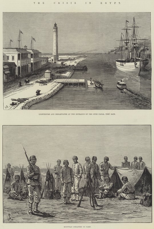 Die Krise in Ägypten von Johann Nepomuk Schonberg