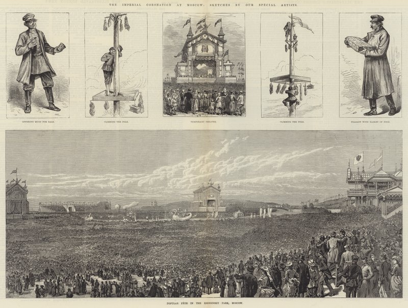 Die Kaiserkrönung in Moskau von Johann Nepomuk Schonberg
