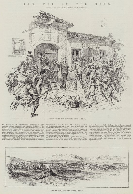 Der Krieg im Osten von Johann Nepomuk Schonberg