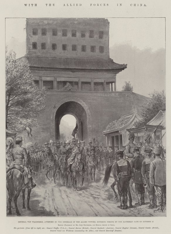 Mit den alliierten Streitkräften in China von Johann Nepomuk Schonberg