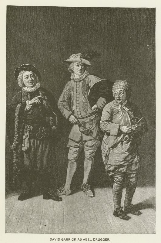 David Garrick als Abel Drugger von Johan Joseph Zoffany