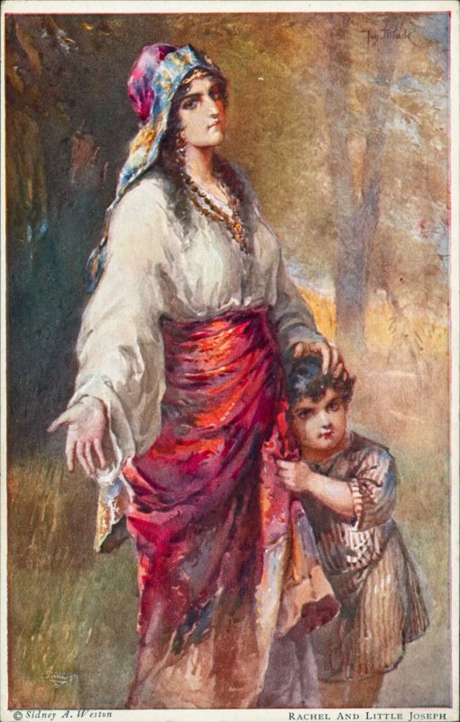Rachel und kleiner Joseph von Johannes Adolf Tillack