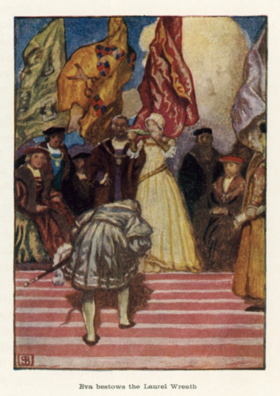 Eva verleiht den Lorbeerkranz von John Byam Liston Shaw