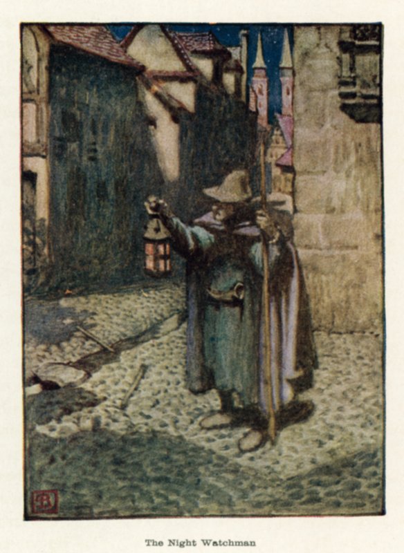 Der Nachtwächter von John Byam Liston Shaw