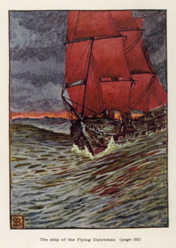 Das Schiff des Fliegenden Holländers von John Byam Liston Shaw