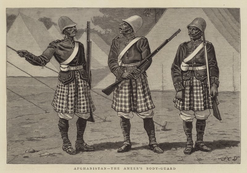Afghanistan, die Leibgarde des Emirs von John Charles Dollman