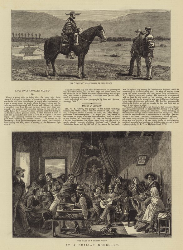 Bei einem chilenischen Rodeo, IV von John Charles Dollman