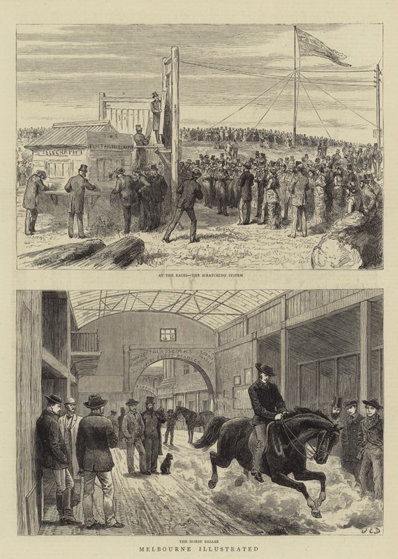 Melbourne illustriert von John Charles Dollman