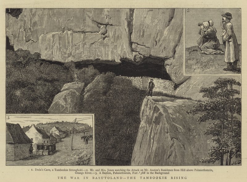 Der Krieg in Basutoland, der Tambookie-Aufstand von John Charles Dollman