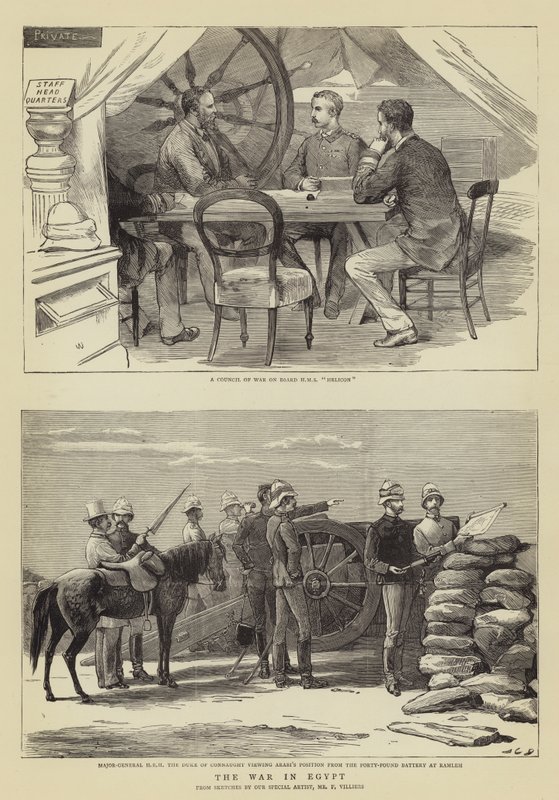 Der Krieg in Ägypten von John Charles Dollman
