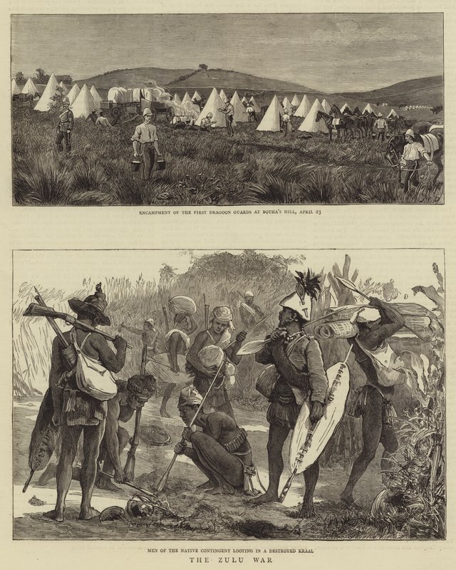 Der Zulukrieg von John Charles Dollman