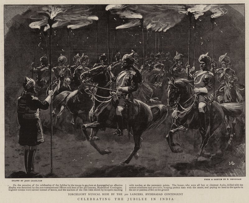 Feier des Jubiläums in Indien von John Charlton