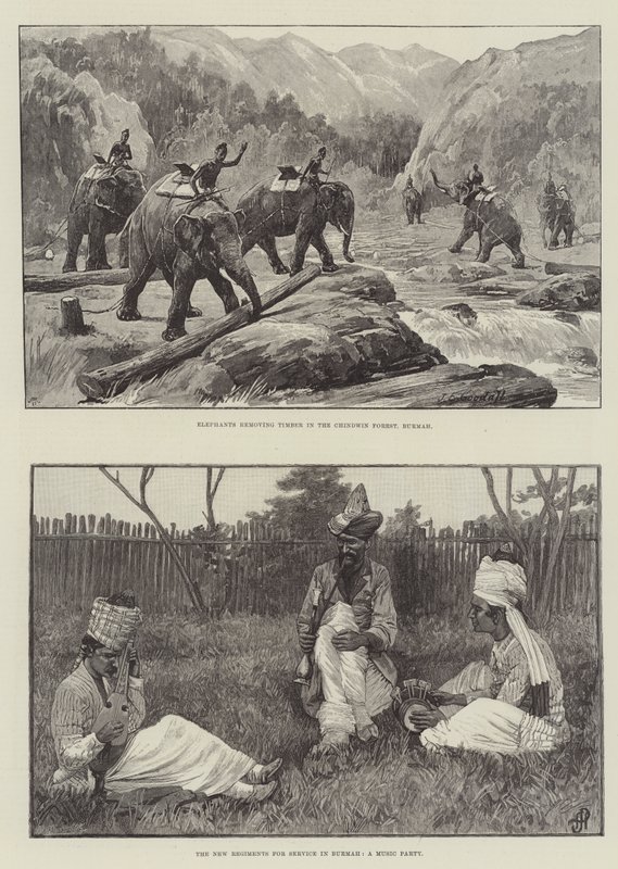 Skizzen aus Burma von John Edward Goodall