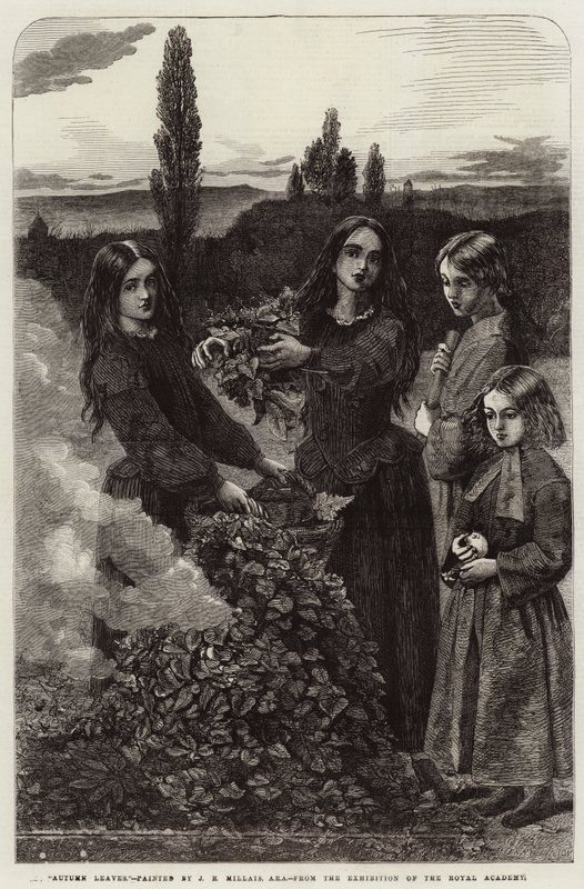Herbstblätter von John Everett Millais
