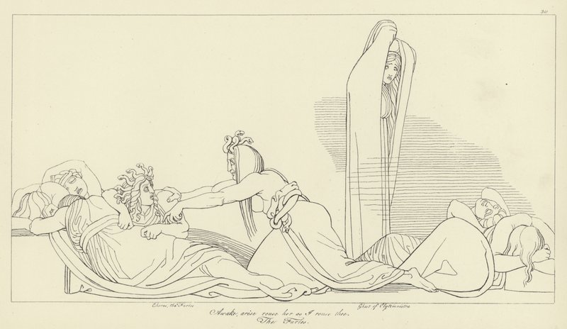Die Furien von John Flaxman