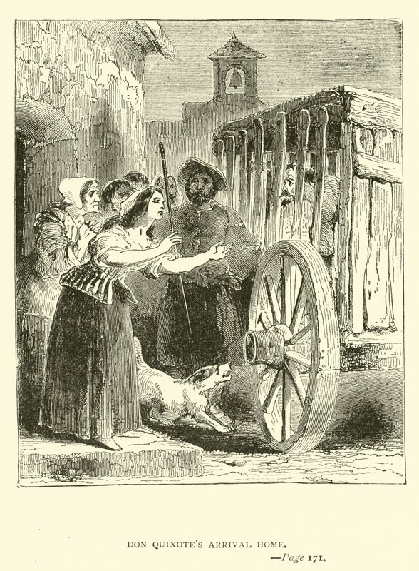 Don Quijotes Heimkehr von John Gilbert