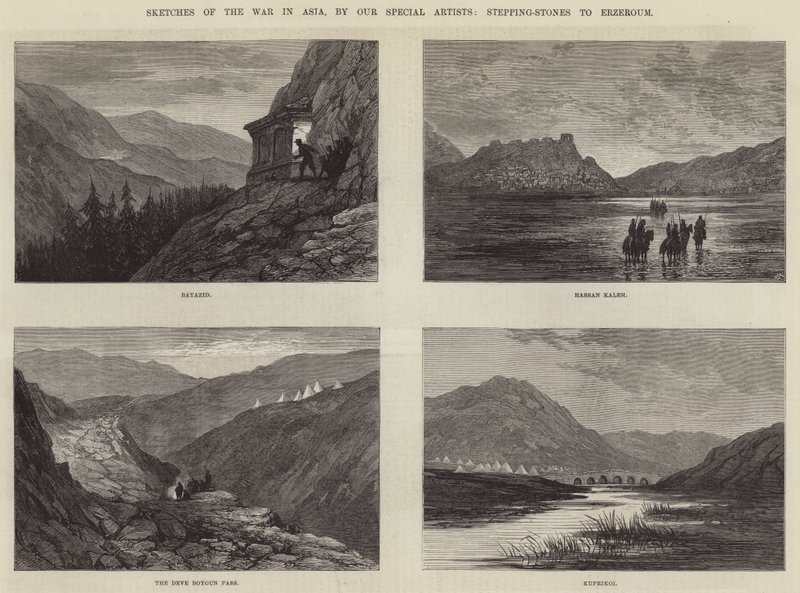 Skizzen des Krieges in Asien von John Gilbert