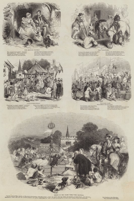 Frühlingsleben in Stadt und Land von John Gilbert