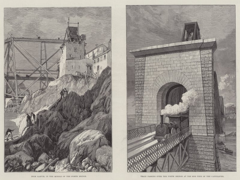 Die Forth-Brücke von John Gilbert