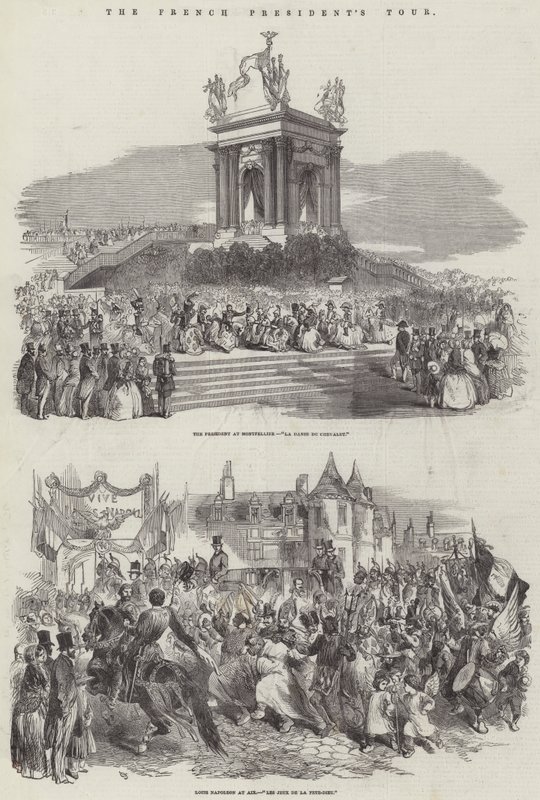 Die Tour des französischen Präsidenten von John Gilbert