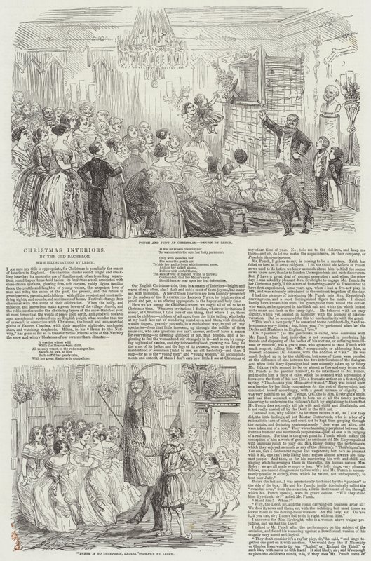 Weihnachtsinterieurs von John Leech